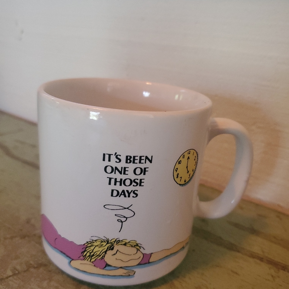 Russ Berrie #8018 "It's been one of those days" Mug Coffee Tea Funny